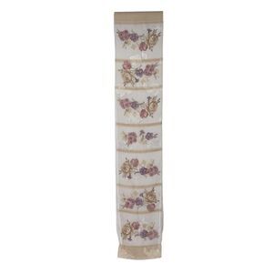 Liz Claiborne Vintage 90s Scarf Rectangle Floral Sheer Classic Boho 58 x 10 Inch